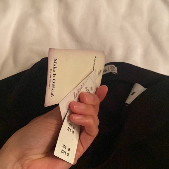 Abercrombie & Fitch Black Slit Skirt - Picture 7 of 7